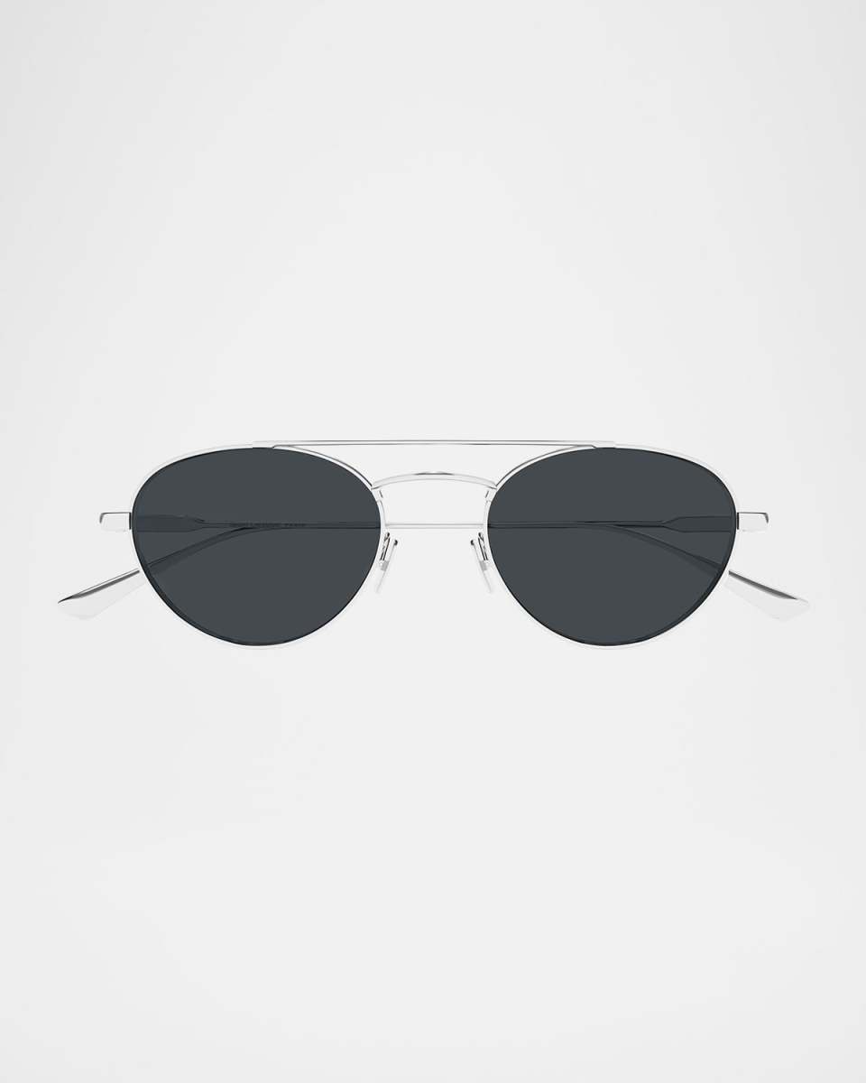 51mm Metal Aviator Sunglasses